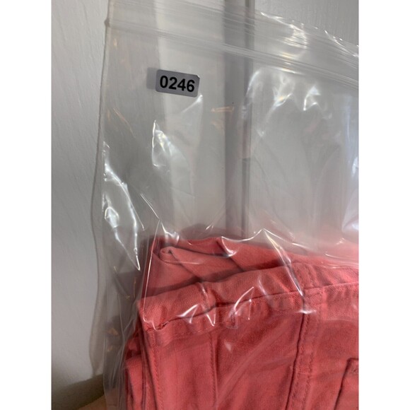 CHRISTOPHER & BANKS Signature Slimming Petite 8P Pink Denim Jeans Straight Leg - Picture 11 of 11